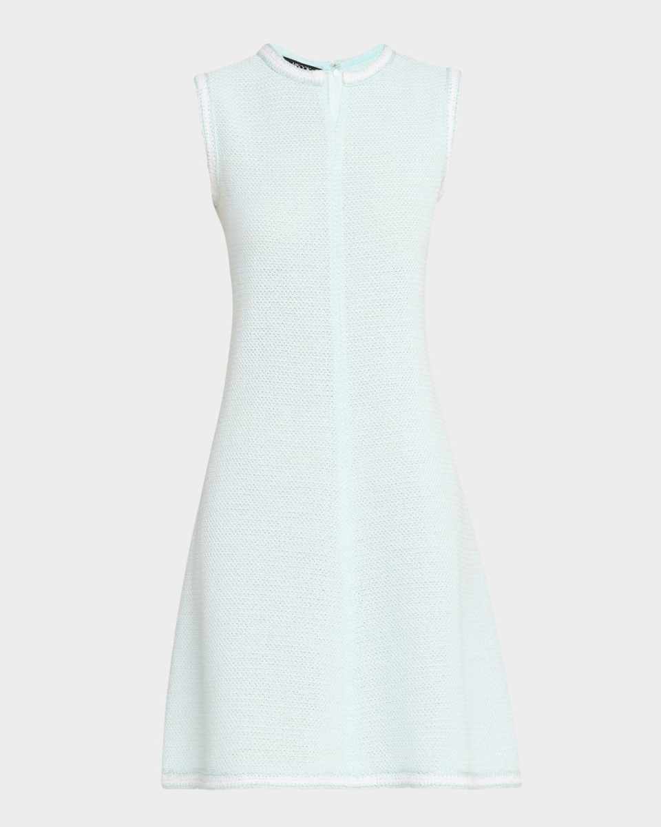 Modern-Fit Sleeveless Tweed Knit Dress